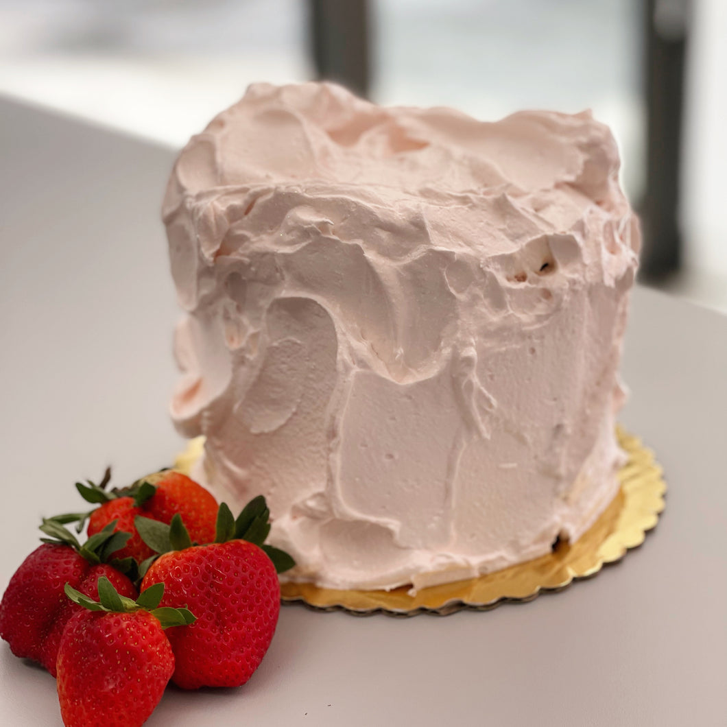 Strawberry & chocolate ICE CREAM CAKE